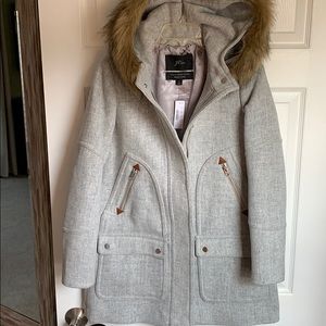 J Crew wool coat/ New with Tags